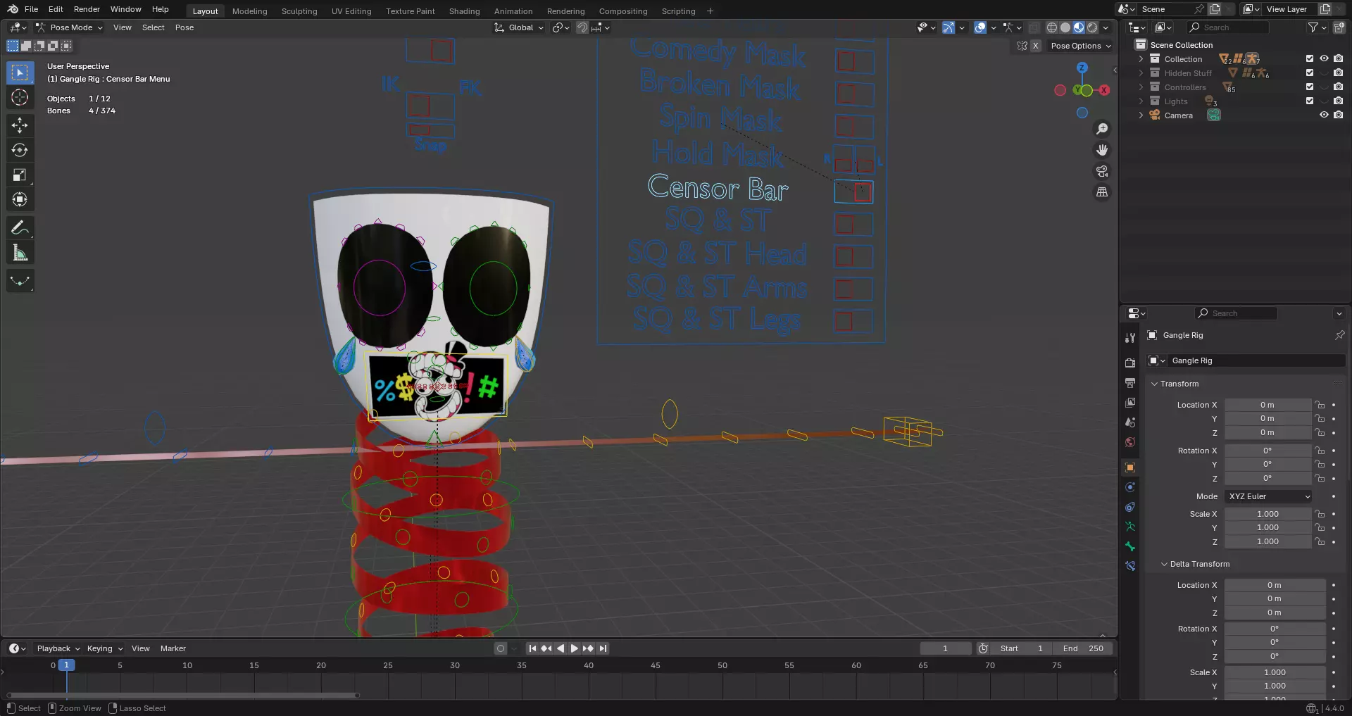 Gangle - The Amazing Digital Circus 3D model_23