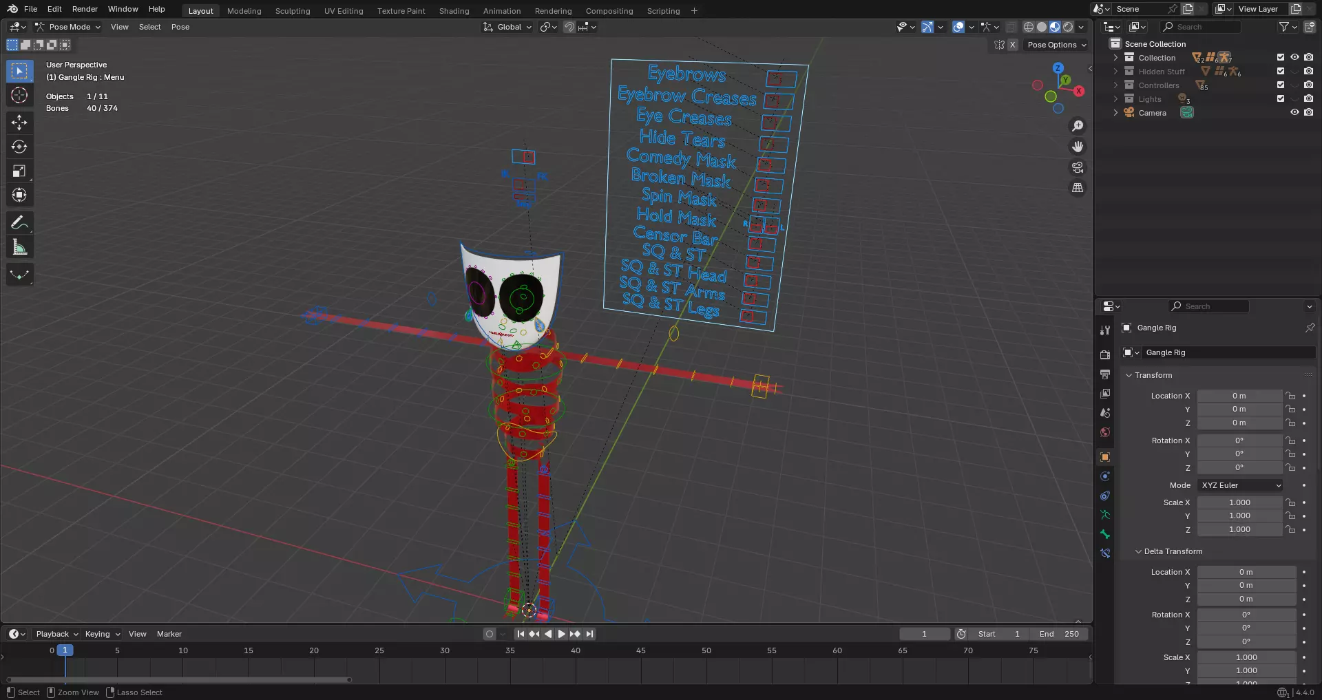 Gangle - The Amazing Digital Circus 3D model_12