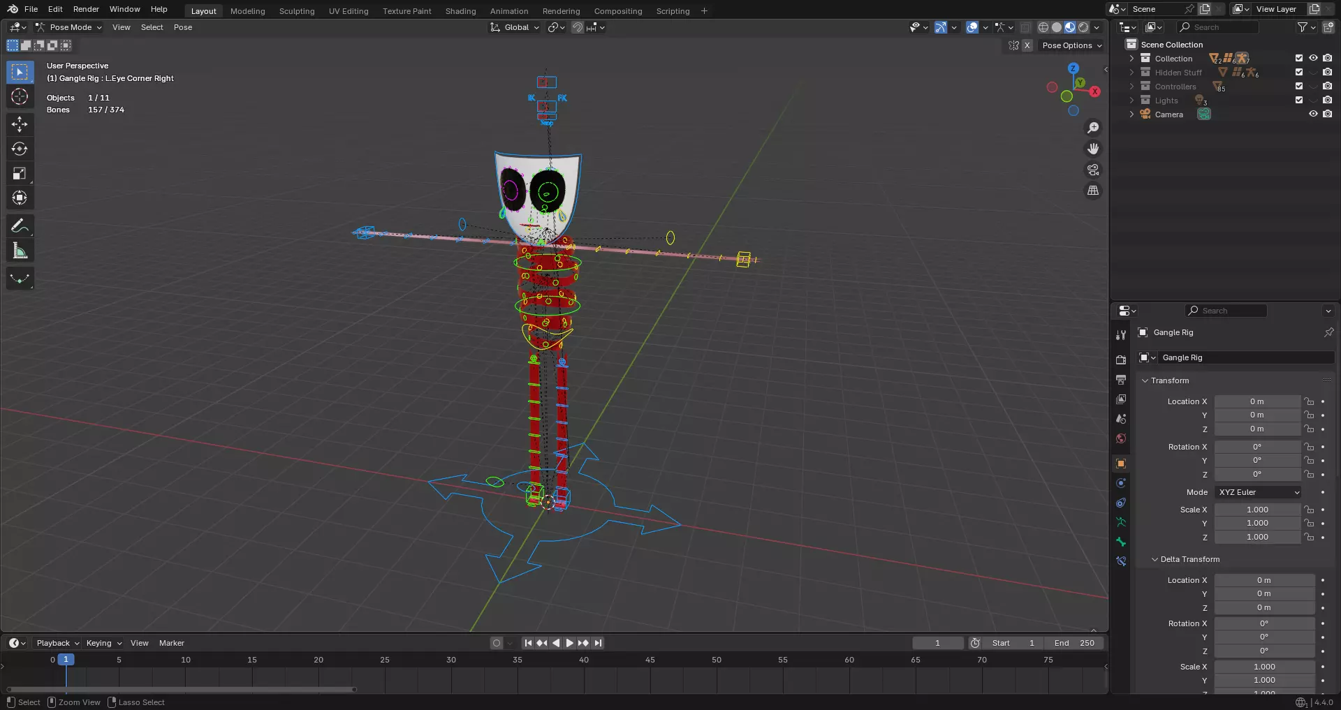 Gangle - The Amazing Digital Circus 3D model_7