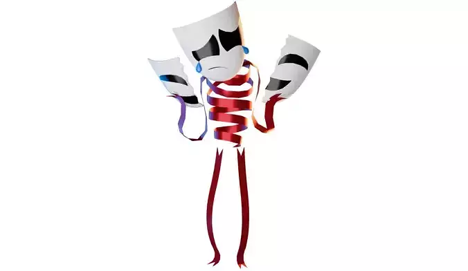 Gangle - The Amazing Digital Circus 3D model