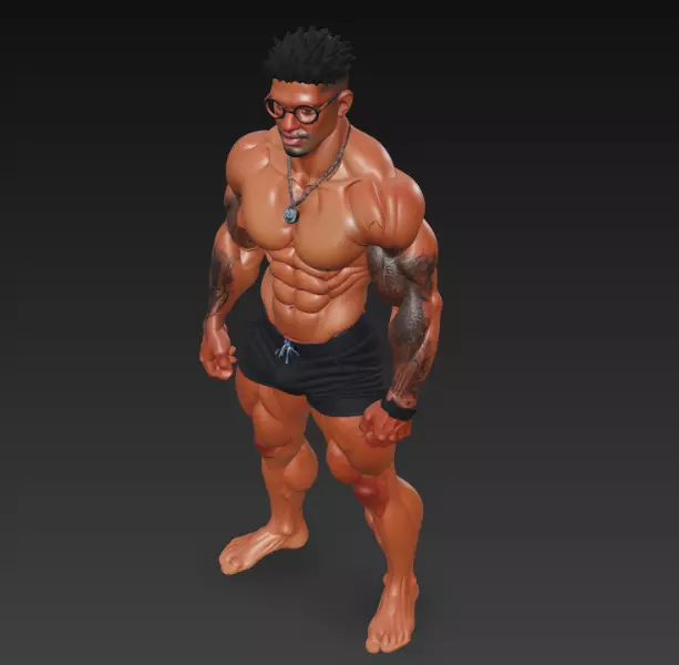 Strong Boy 3D print model_0