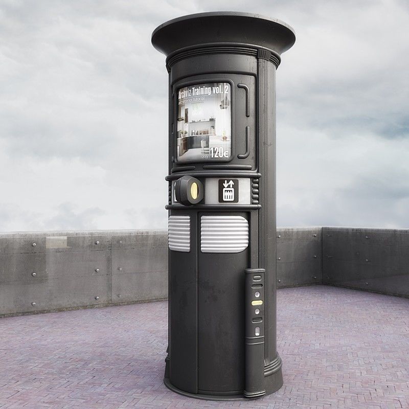 street elements 28 am162 3D model_1