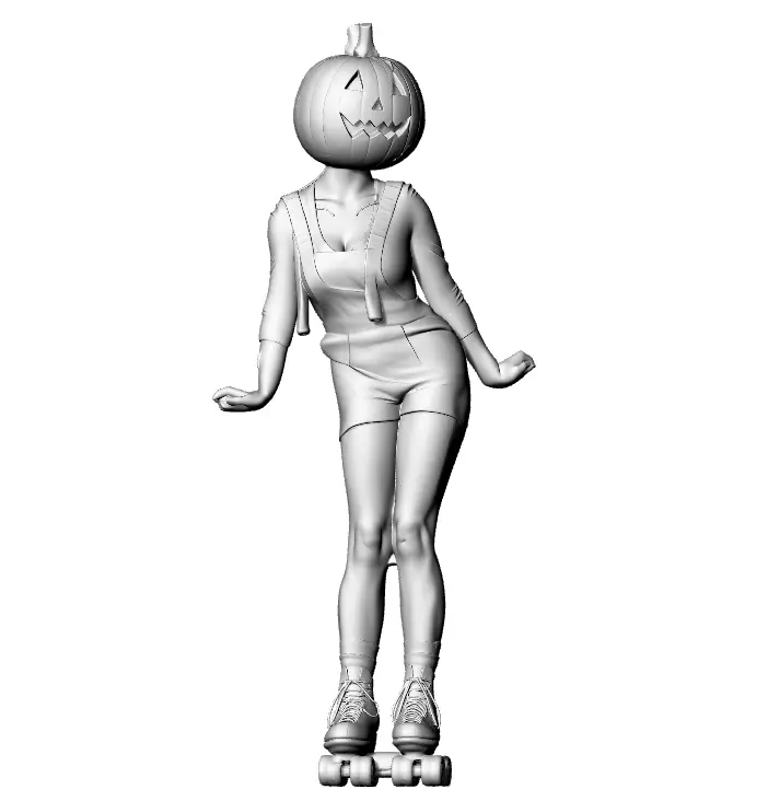 Sexy Halloween 3D print model_5