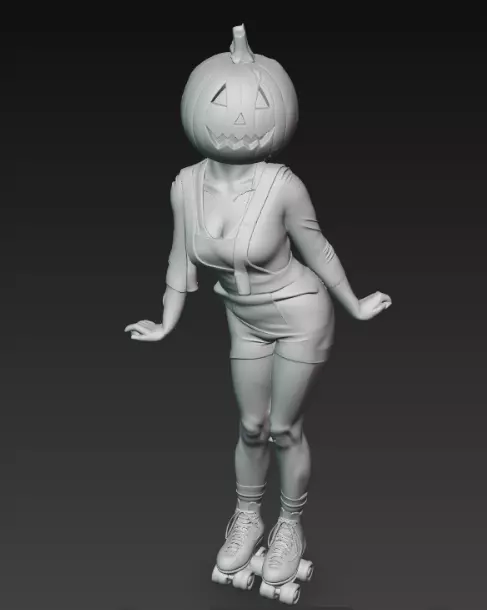 Sexy Halloween 3D print model_2