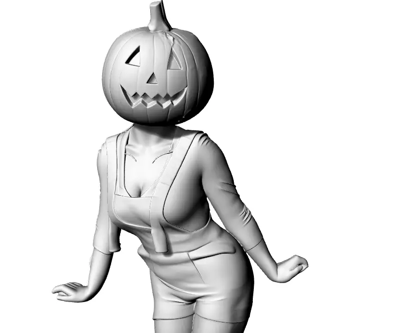 Sexy Halloween 3D print model_3