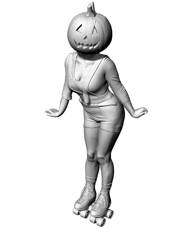 Sexy Halloween 3D print model_4