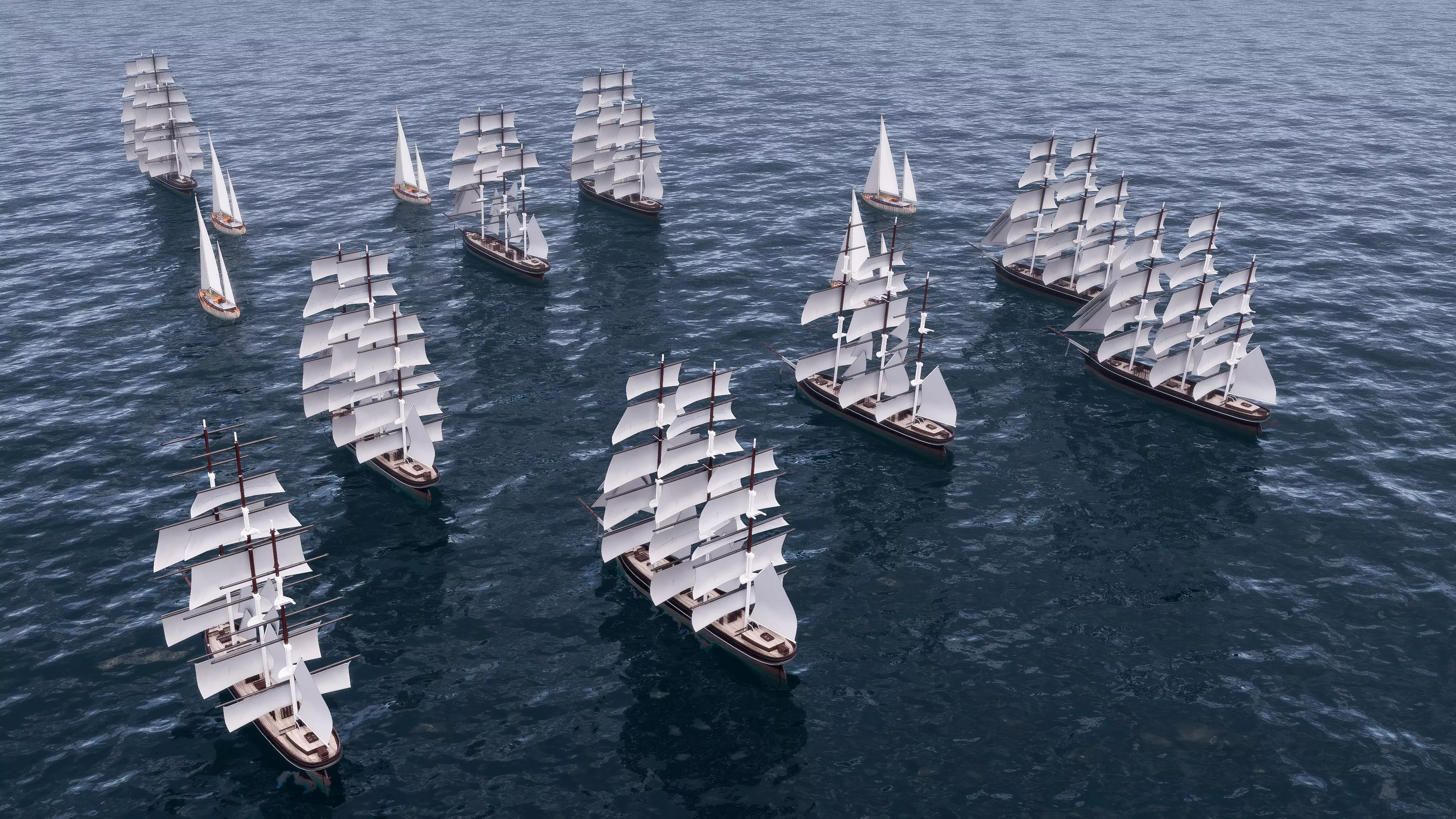 Sea Sailing ships 3D model_17