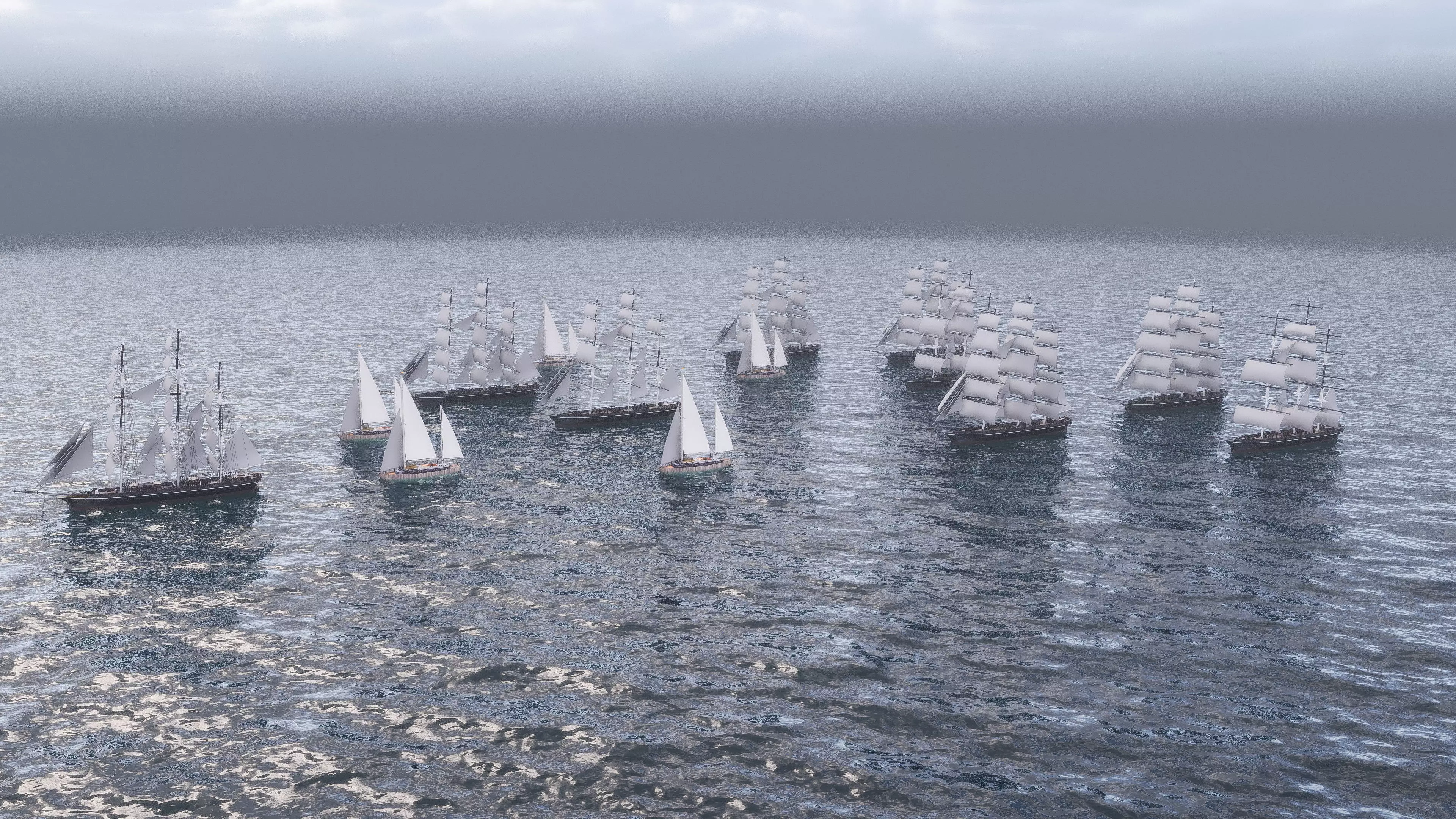 Sea Sailing ships 3D model_19