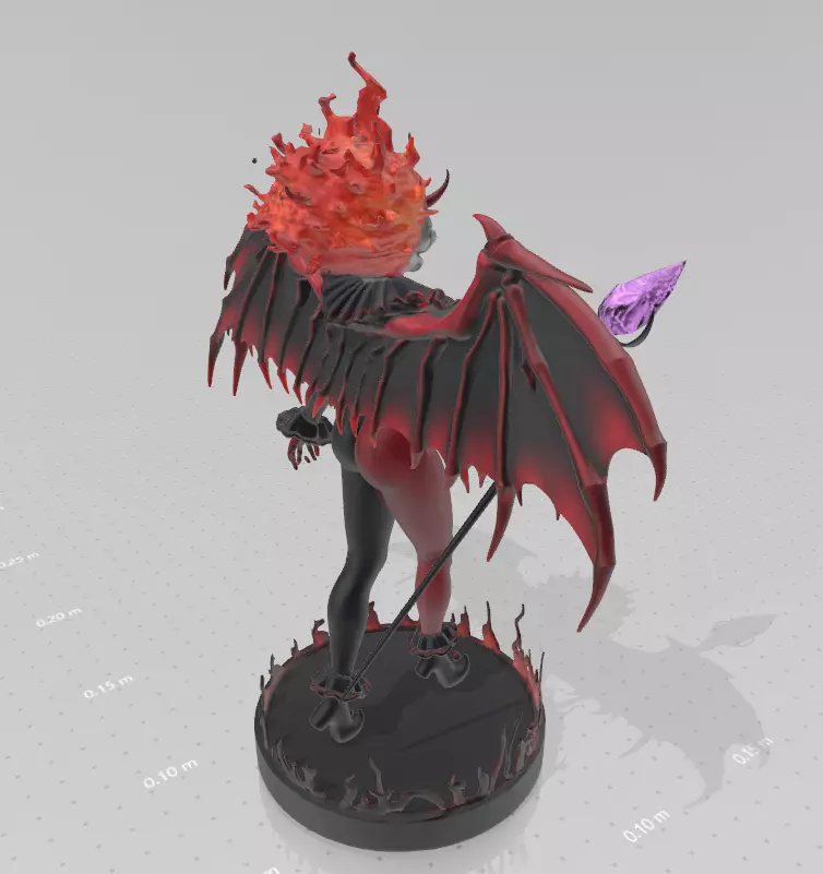 The Dark Mistress of Fear - Queen of Evil Seven 3D print model_4