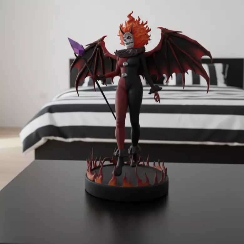 The Dark Mistress of Fear - Queen of Evil Seven 3D print model_1