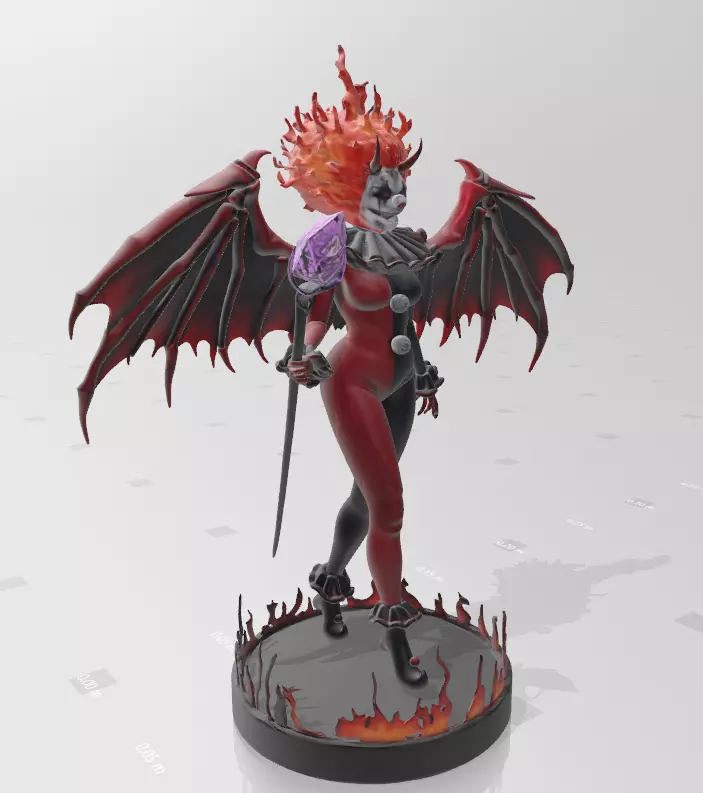 The Dark Mistress of Fear - Queen of Evil Seven 3D print model_3