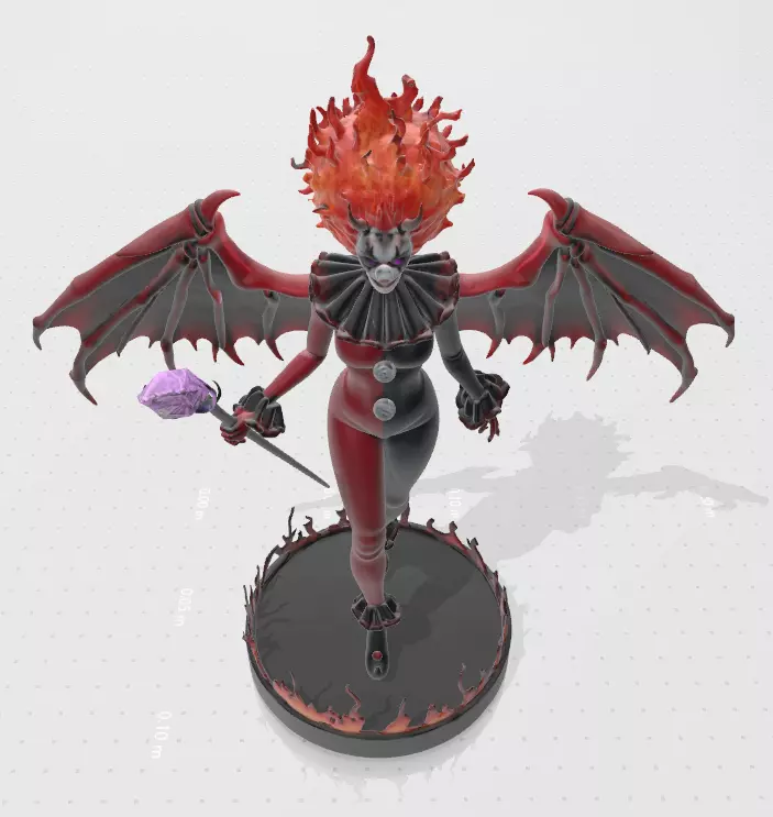 The Dark Mistress of Fear - Queen of Evil Seven 3D print model_6