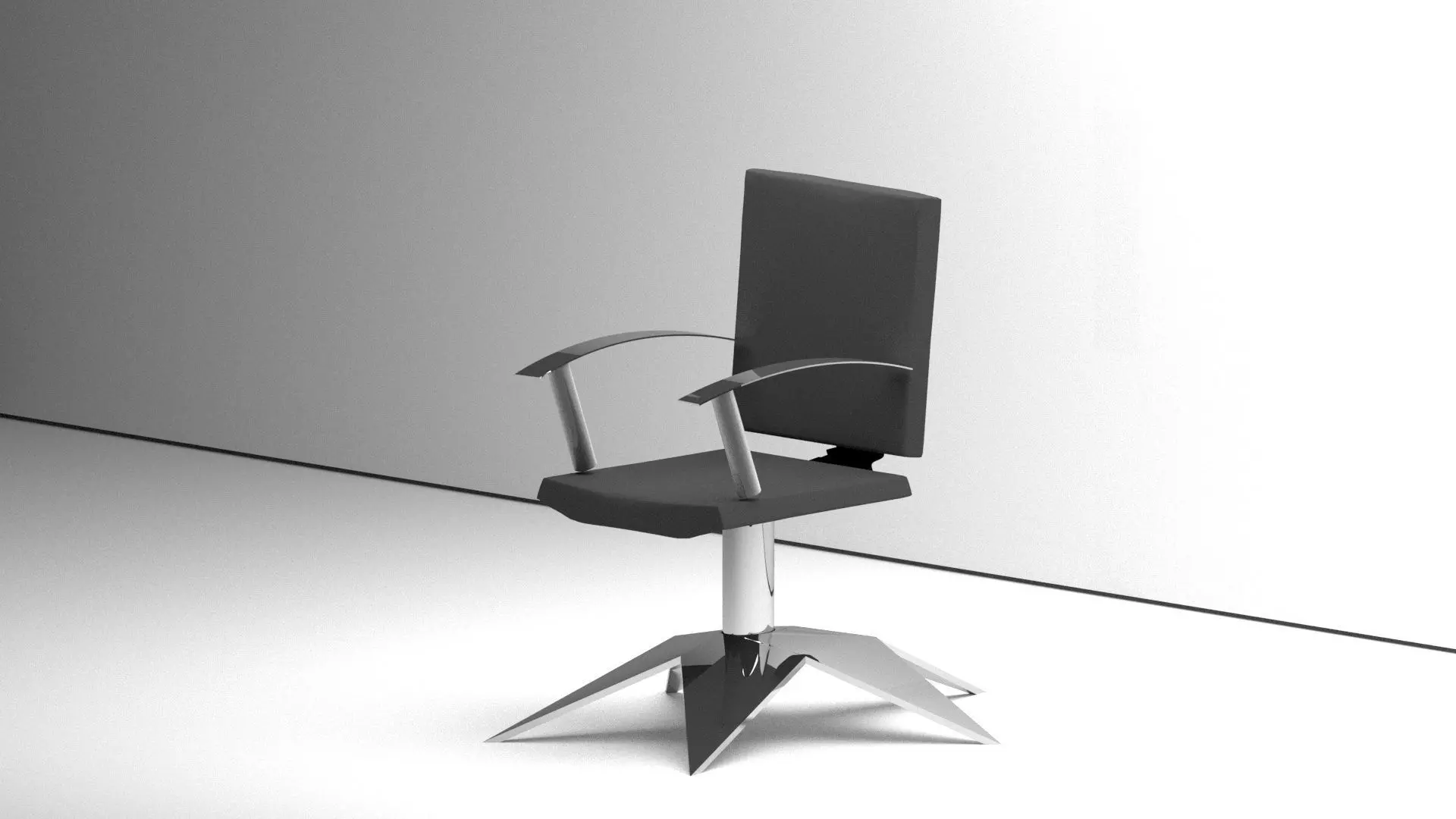 Modern Office Chair 3D model_2