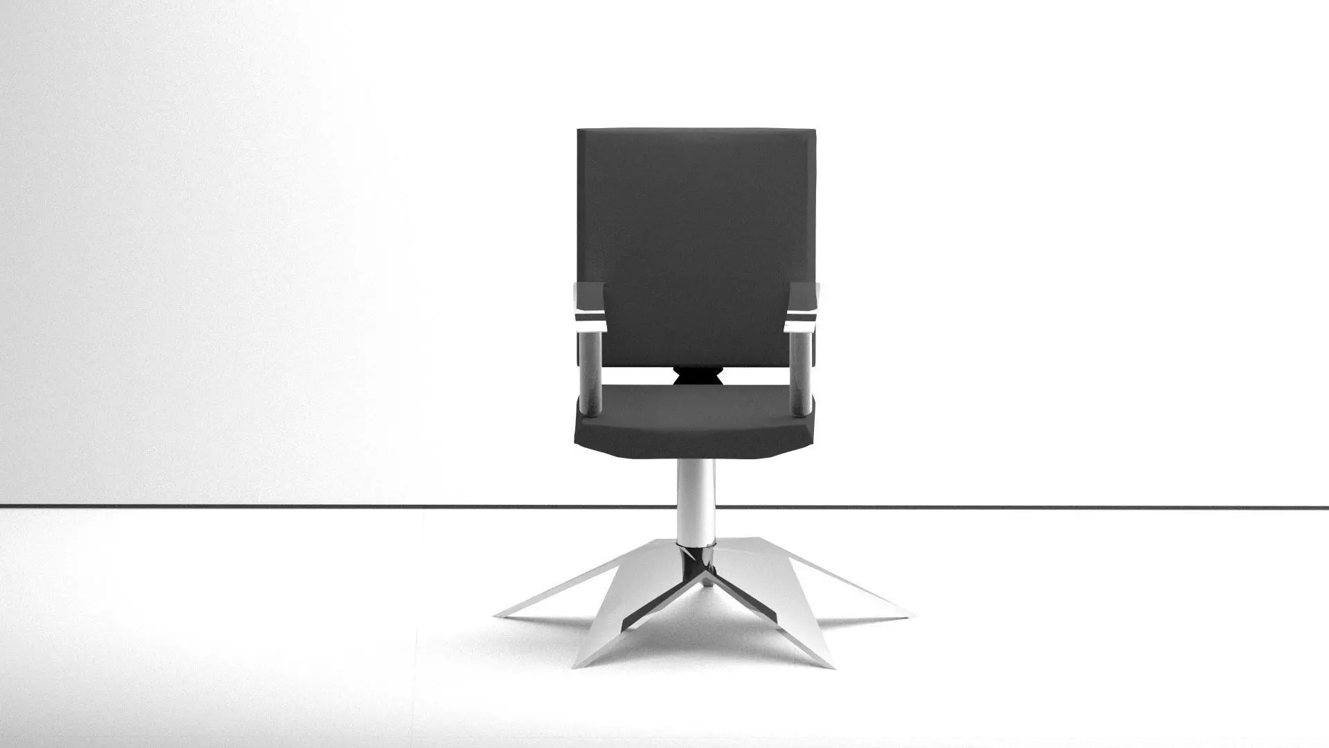 Modern Office Chair 3D model_1