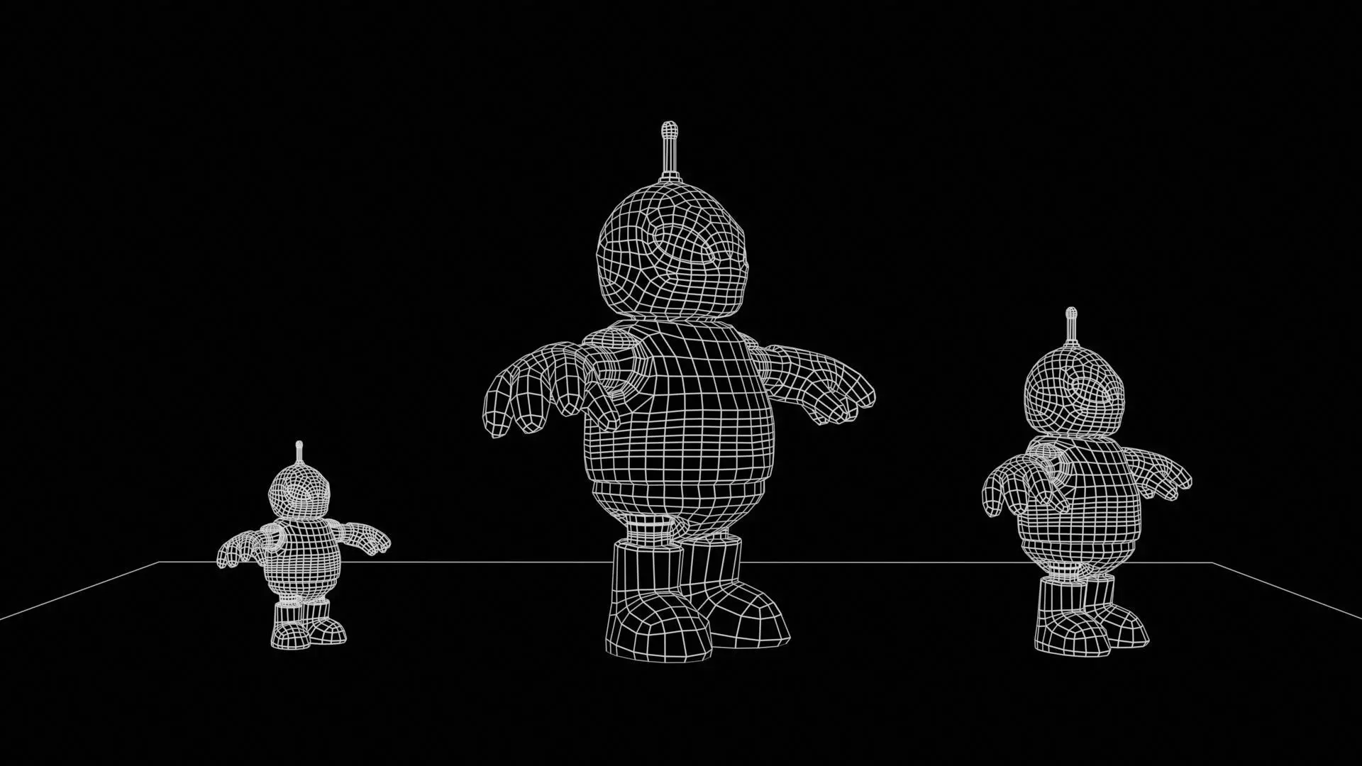 Minirobotic2Pack3 Low-poly 3D model_12