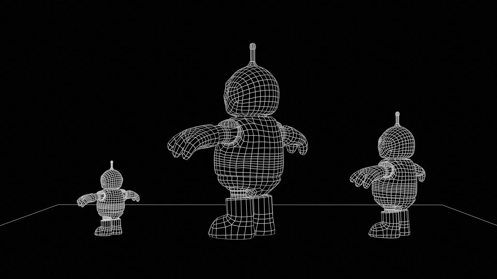 Minirobotic2Pack3 Low-poly 3D model_13