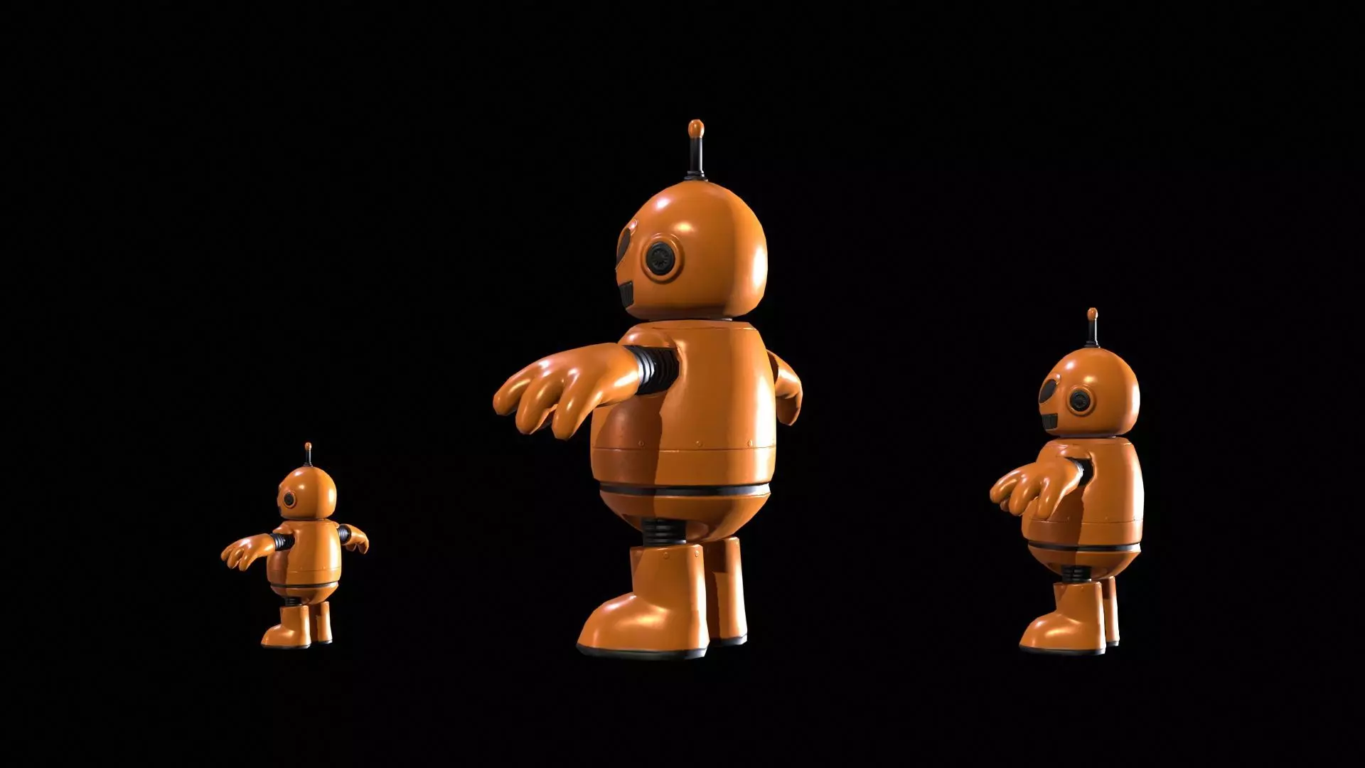 Minirobotic2Pack3 Low-poly 3D model_2