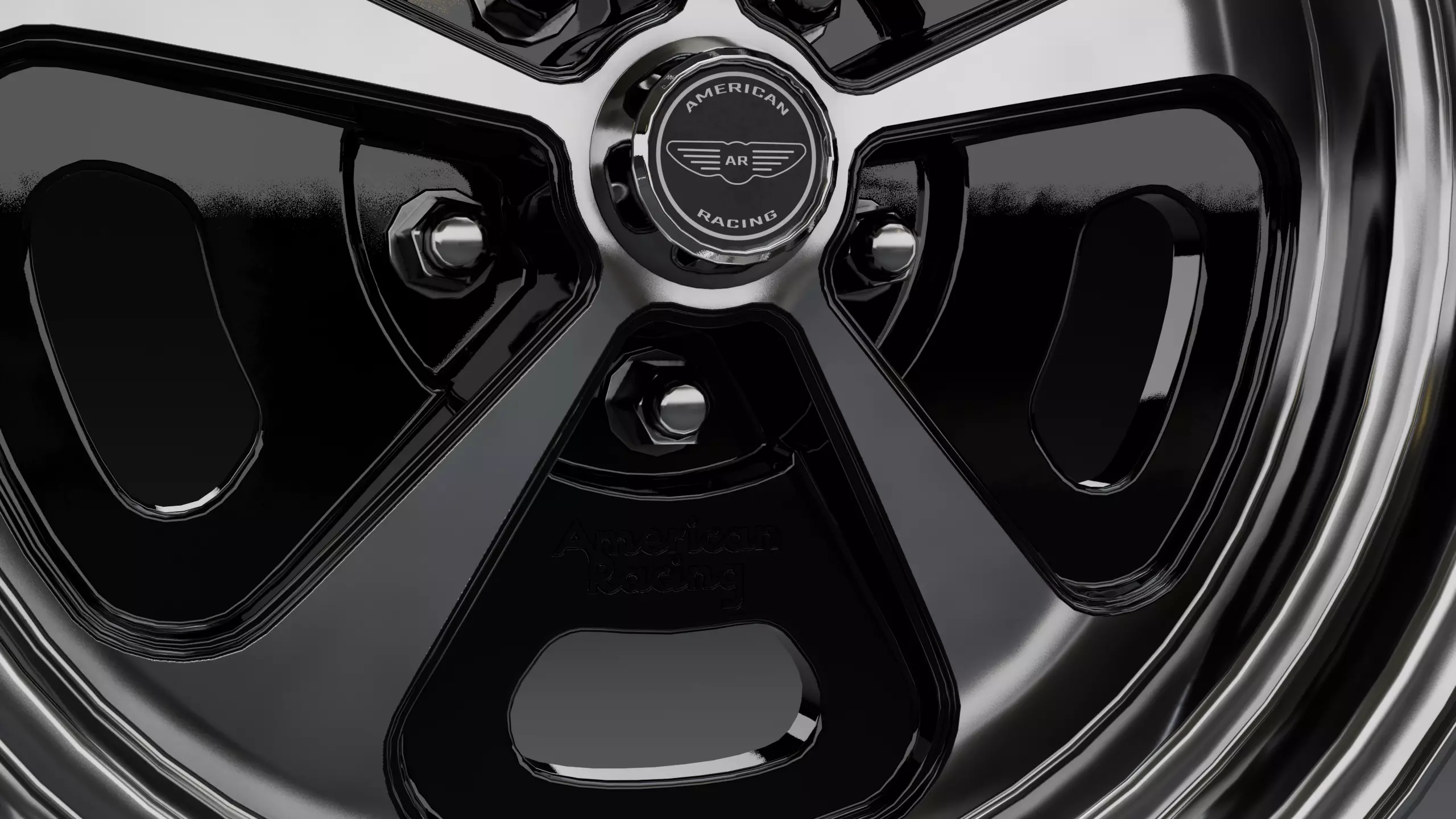 American Racing VN500 Car Rim 3D model_5