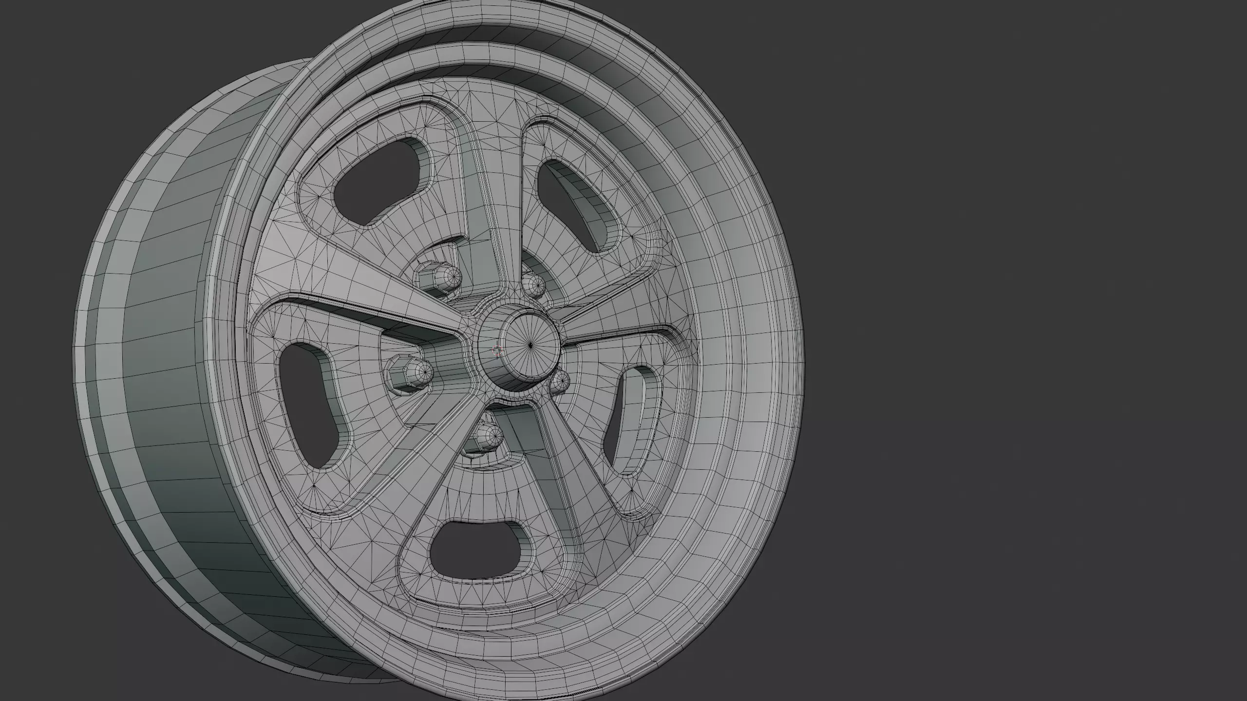 American Racing VN500 Car Rim 3D model_8
