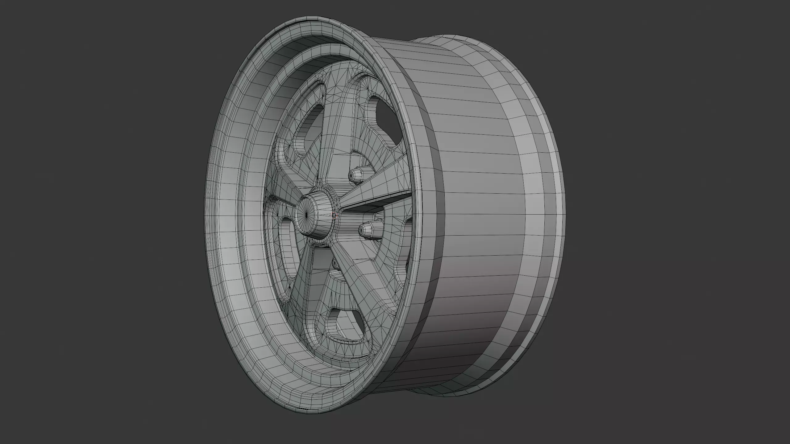 American Racing VN500 Car Rim 3D model_11