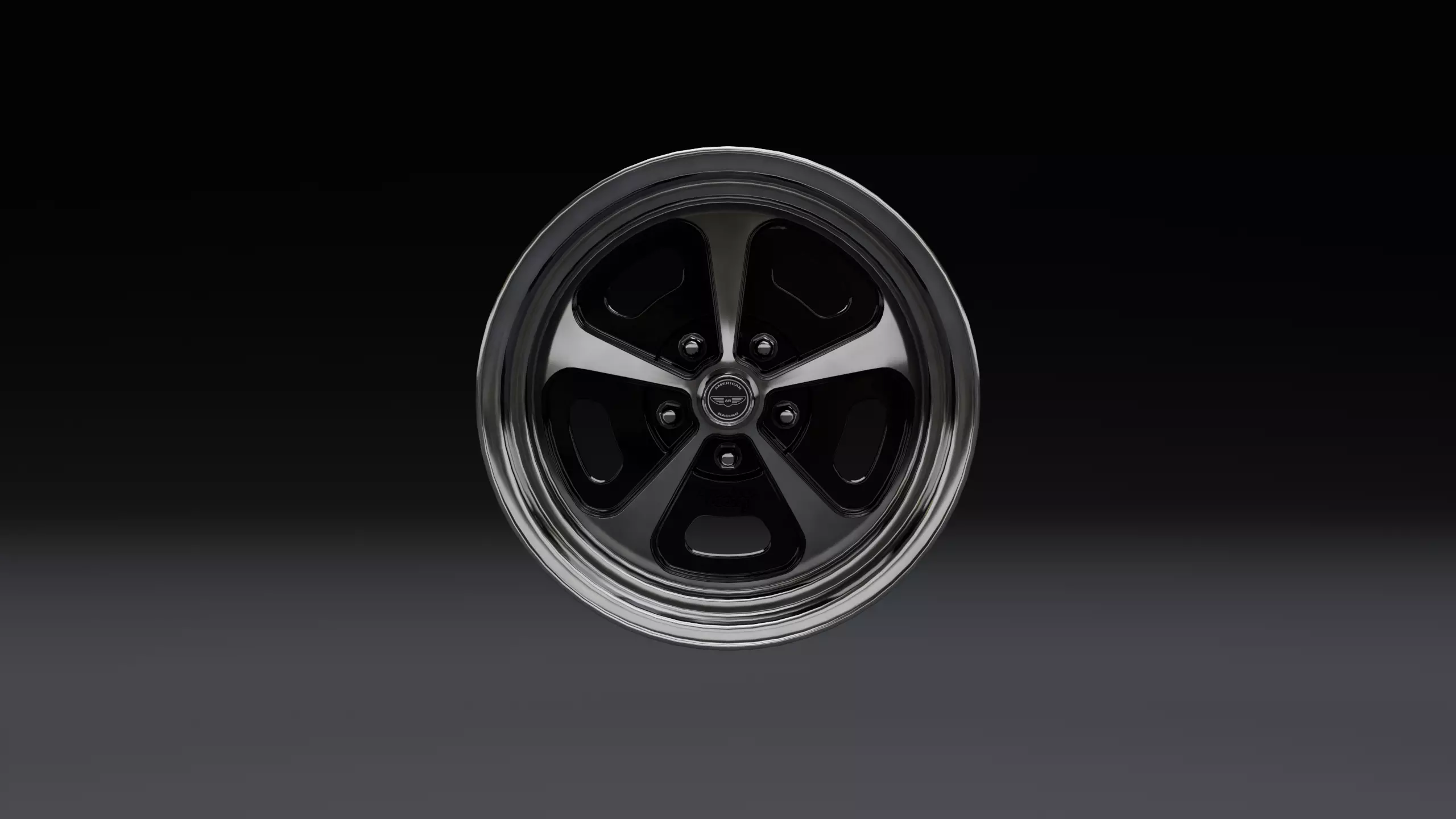 American Racing VN500 Car Rim 3D model_1