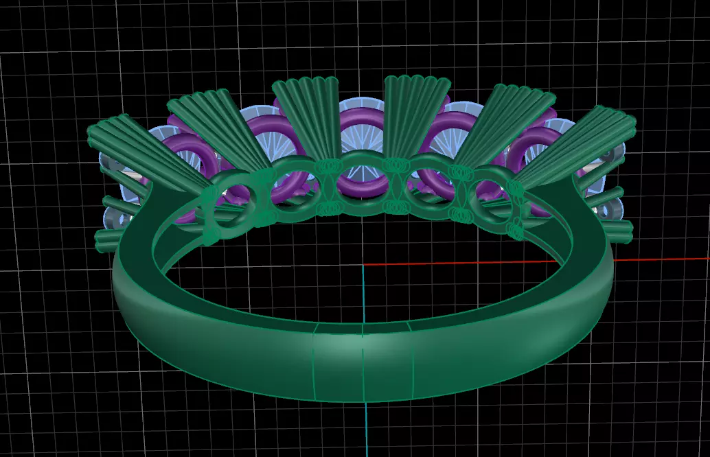 jewelry ring 342 3D print model_6