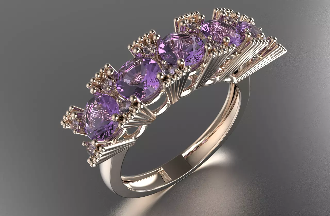 jewelry ring 342 3D print model_0