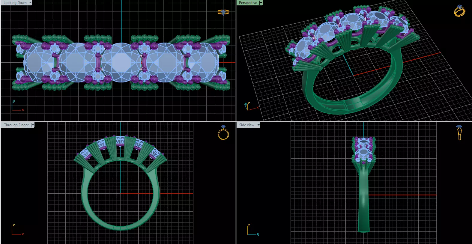 jewelry ring 342 3D print model_1