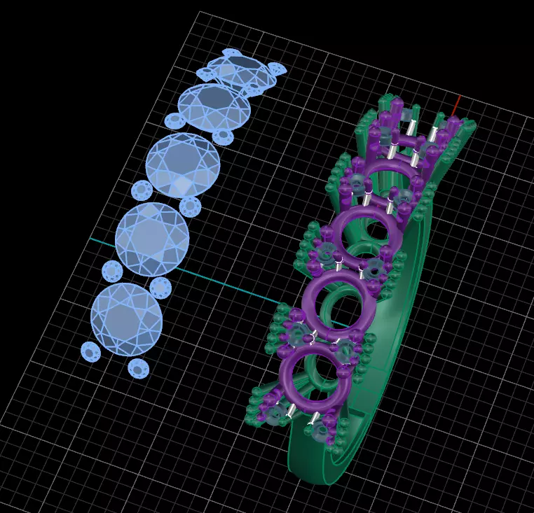 jewelry ring 342 3D print model_2
