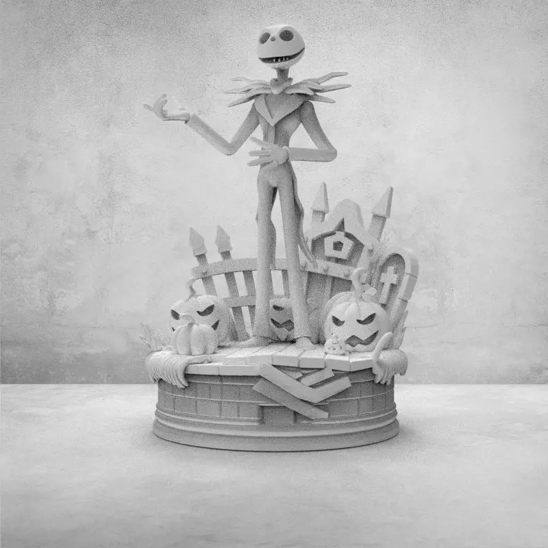 Jack Skellington Fan-Art 3D print model_8