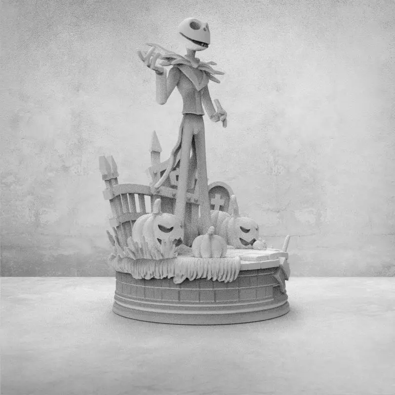Jack Skellington Fan-Art 3D print model_7
