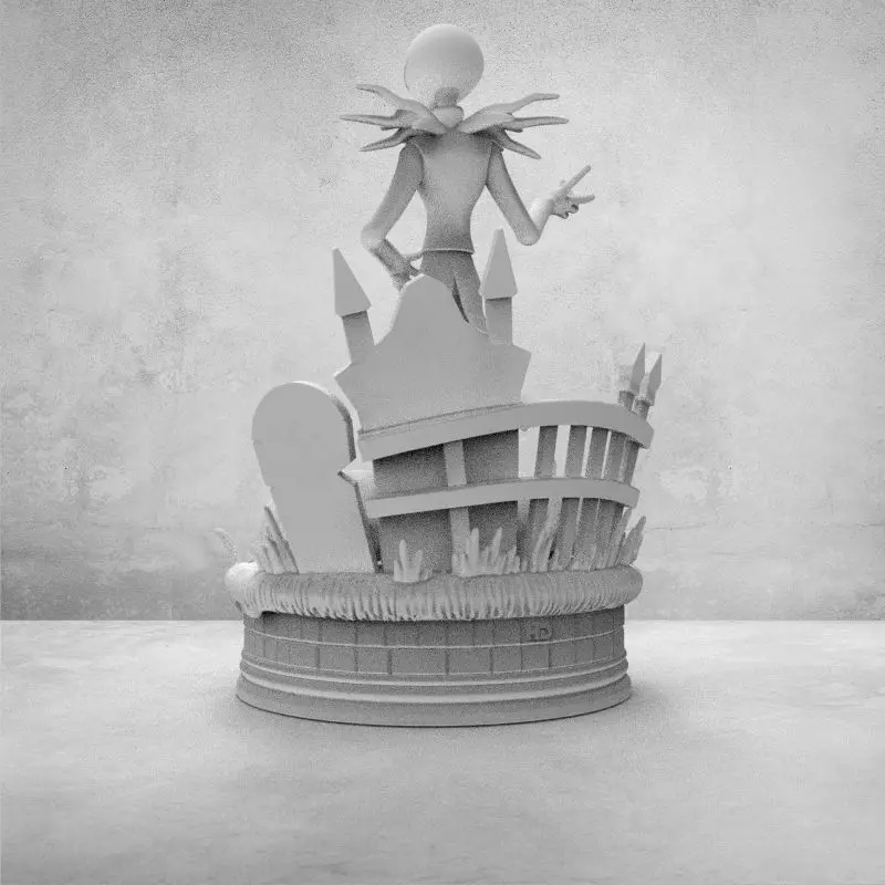 Jack Skellington Fan-Art 3D print model_17