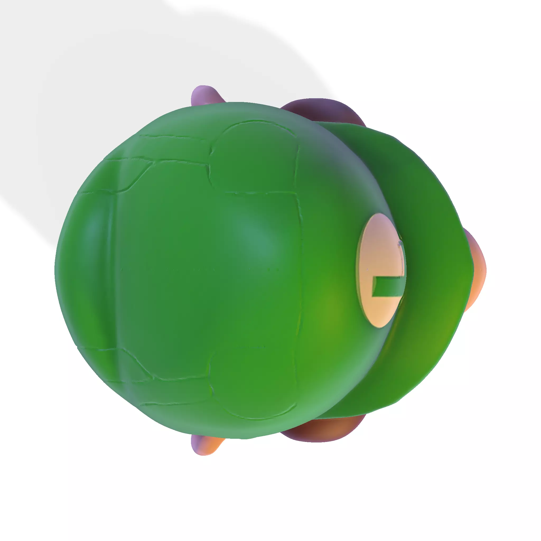 cute Luigi 3D model 3D print model_24