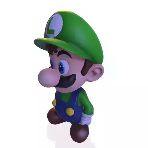 cute Luigi 3D model 3D print model