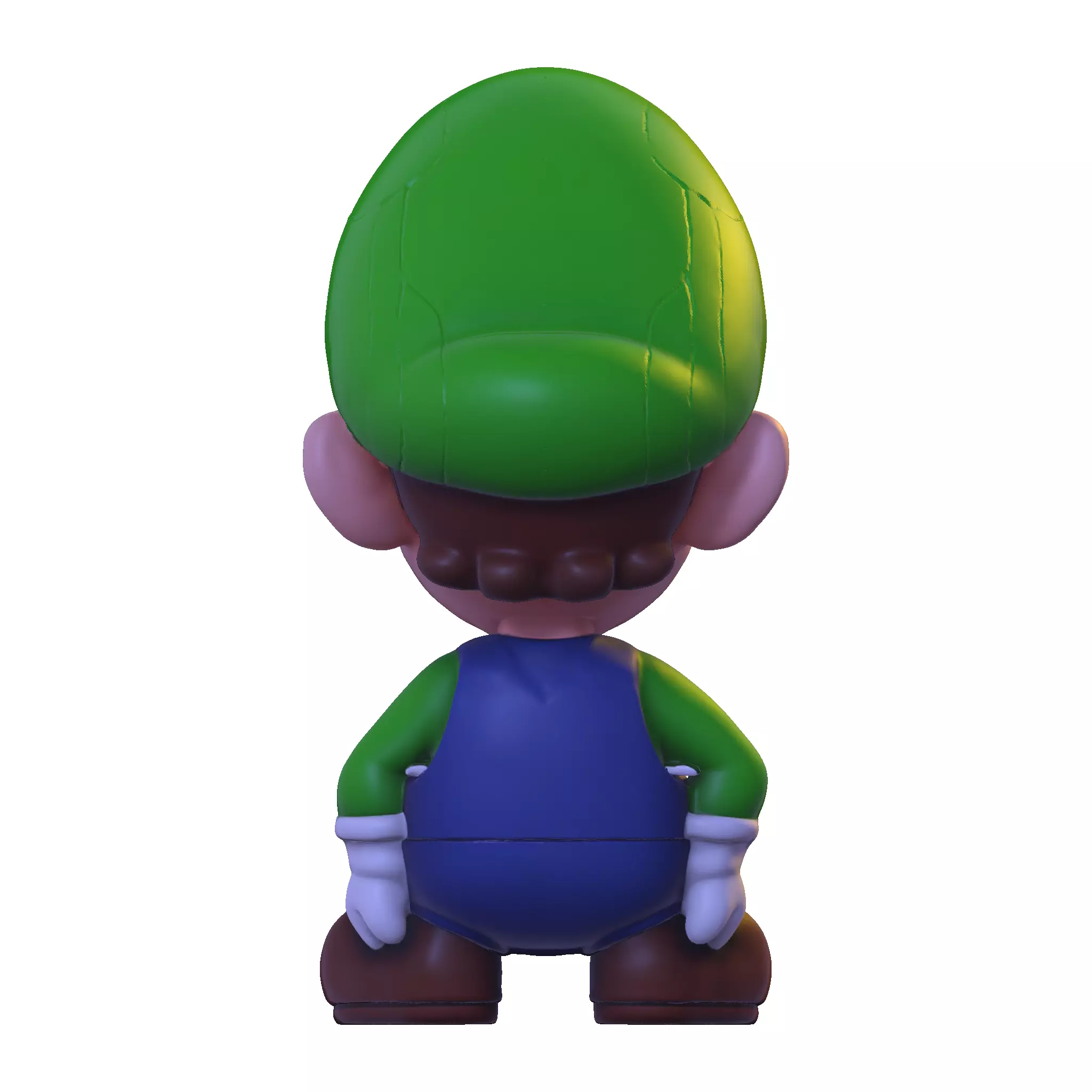 cute Luigi 3D model 3D print model_22
