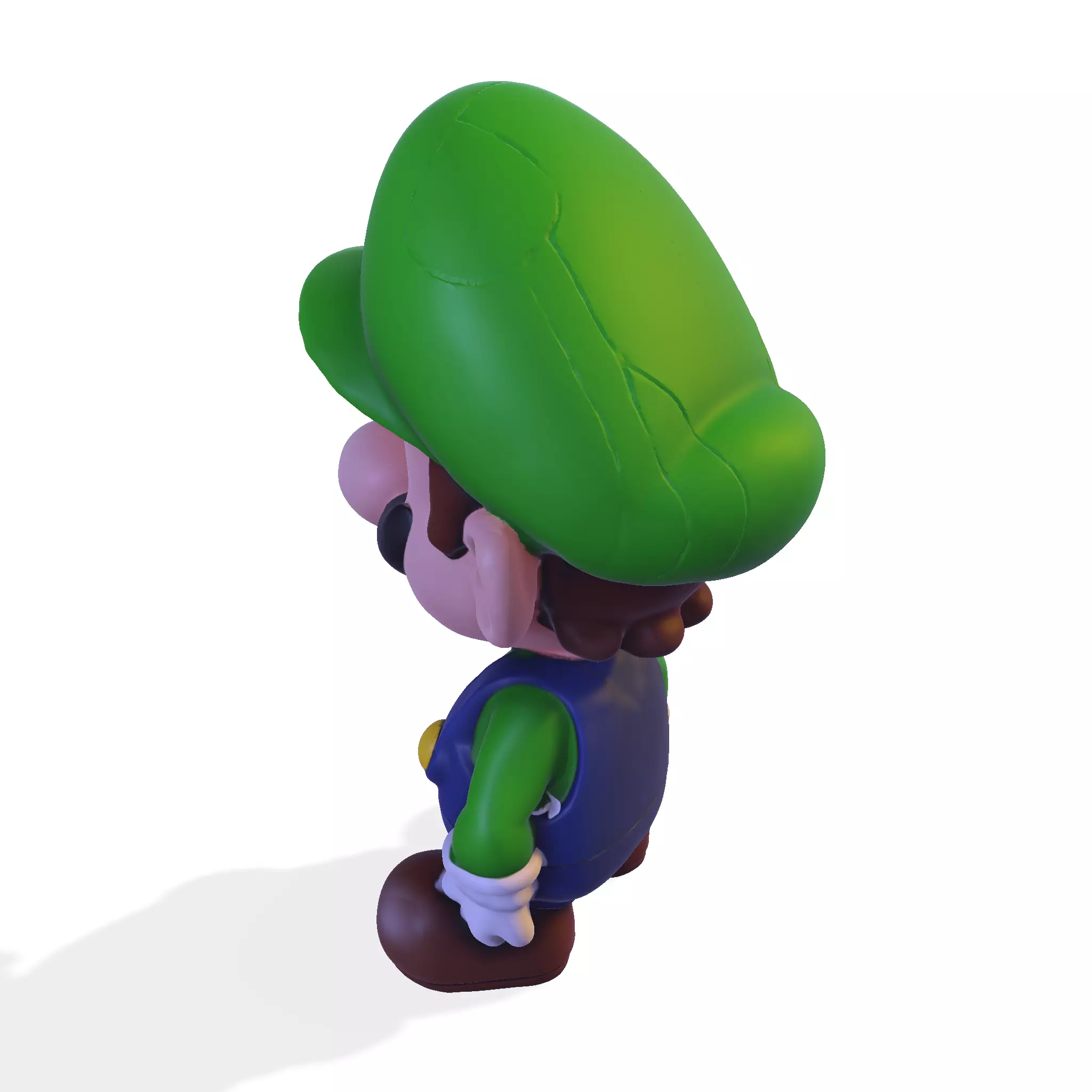 cute Luigi 3D model 3D print model_18