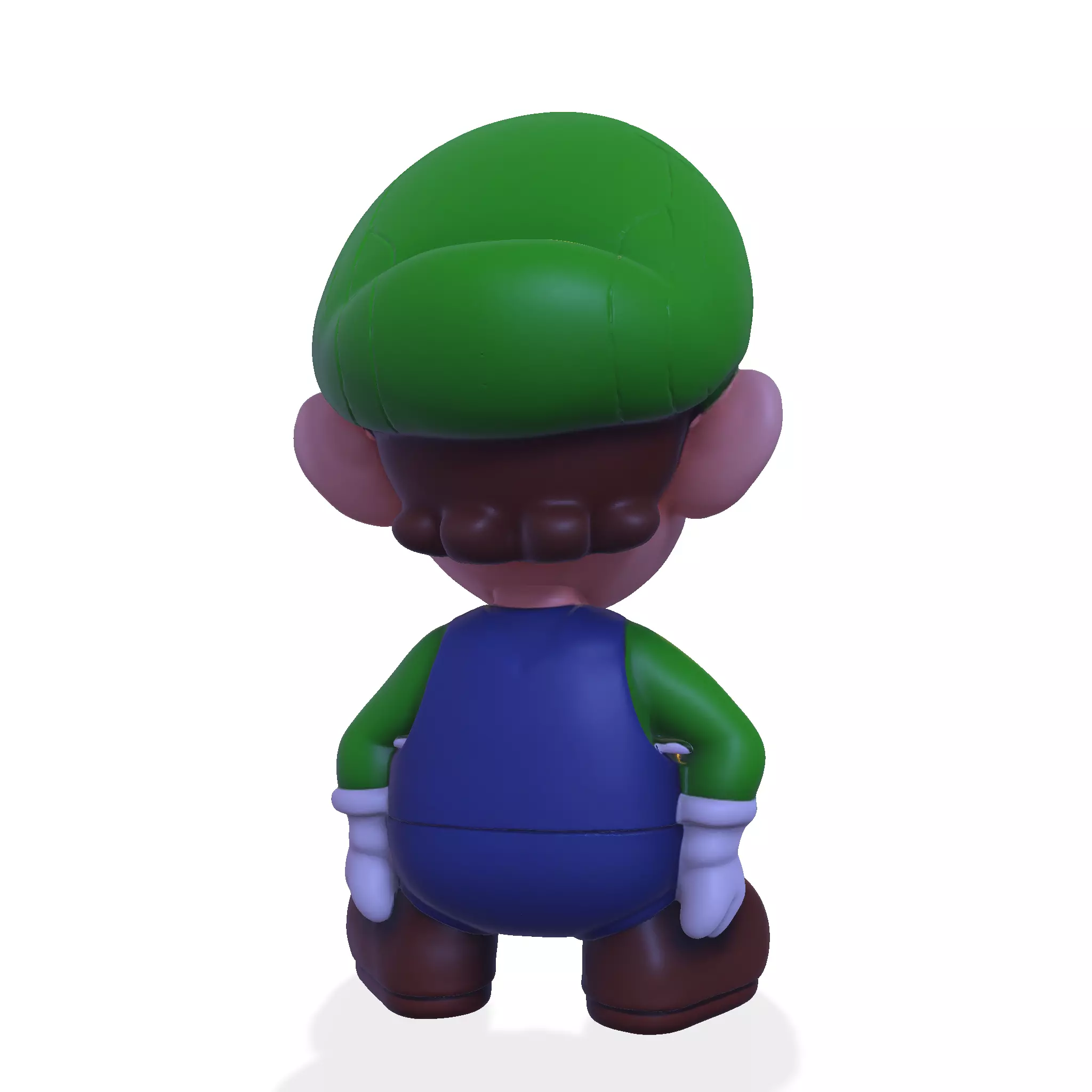 cute Luigi 3D model 3D print model_6