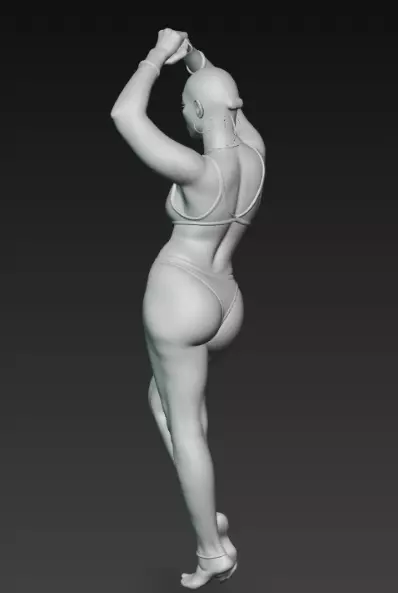 Kunst Lady Afri 3D print model