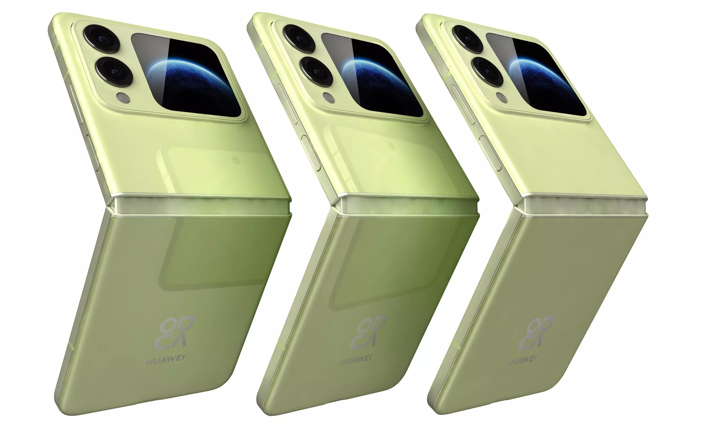 Huawei Nova Flip S Green 3D model_0