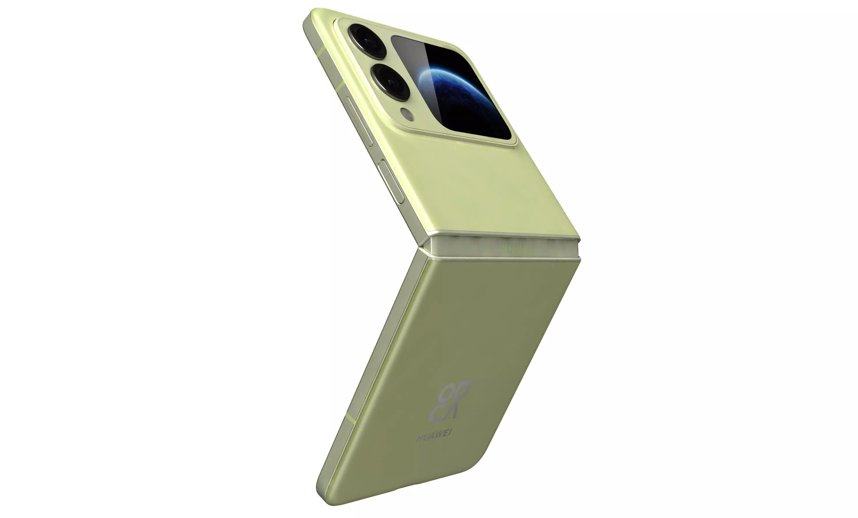 Huawei Nova Flip S Green 3D model_3