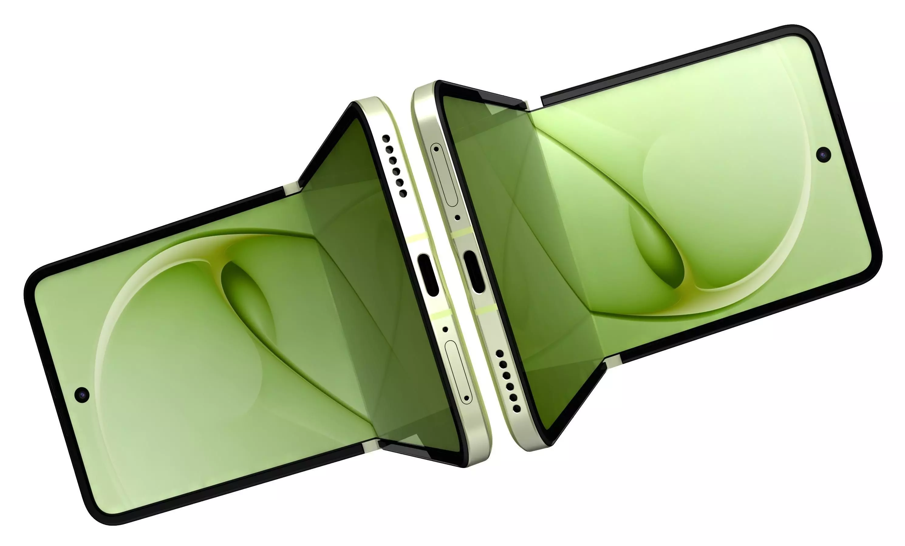 Huawei Nova Flip S Green 3D model_11