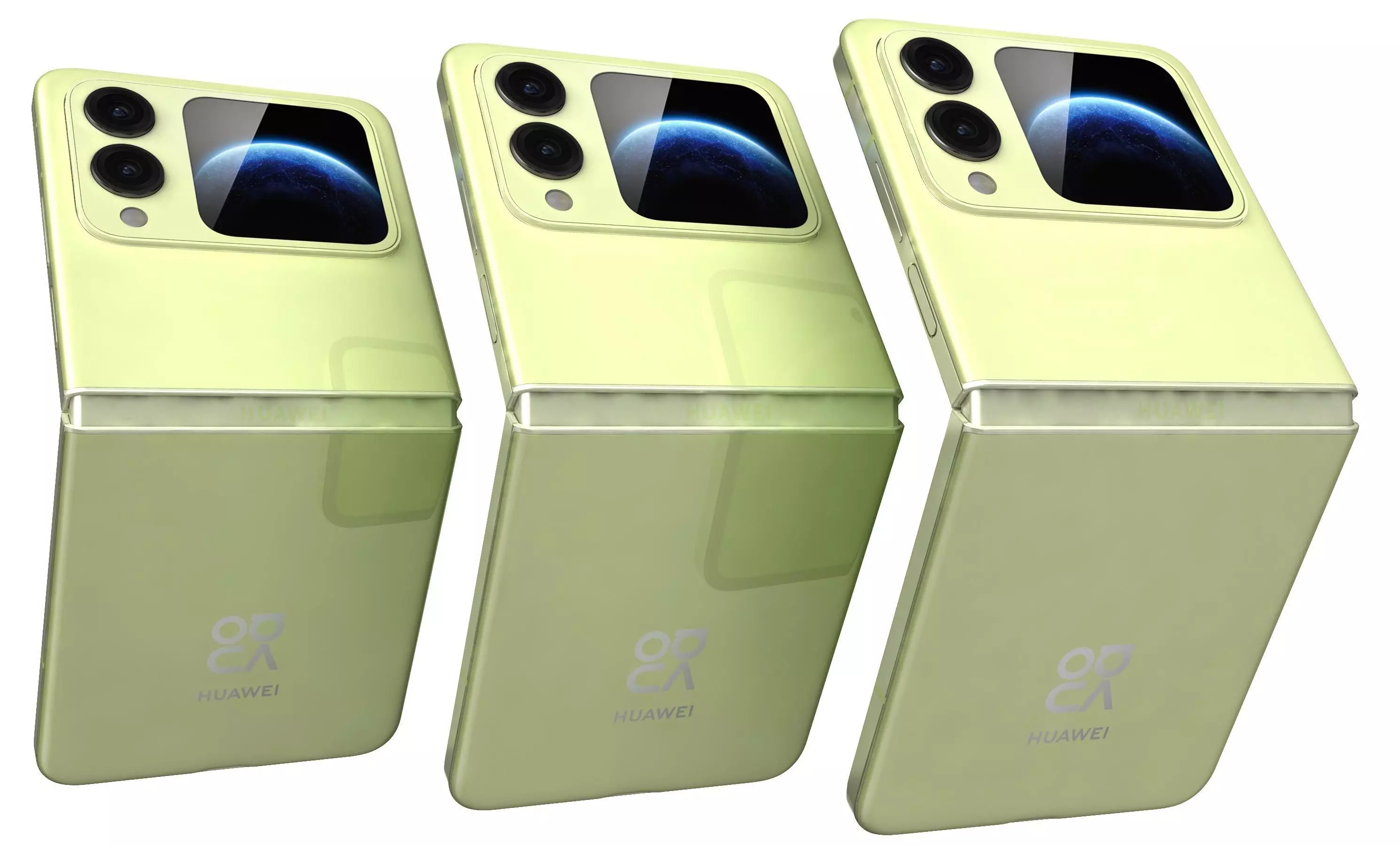 Huawei Nova Flip S Green 3D model_26