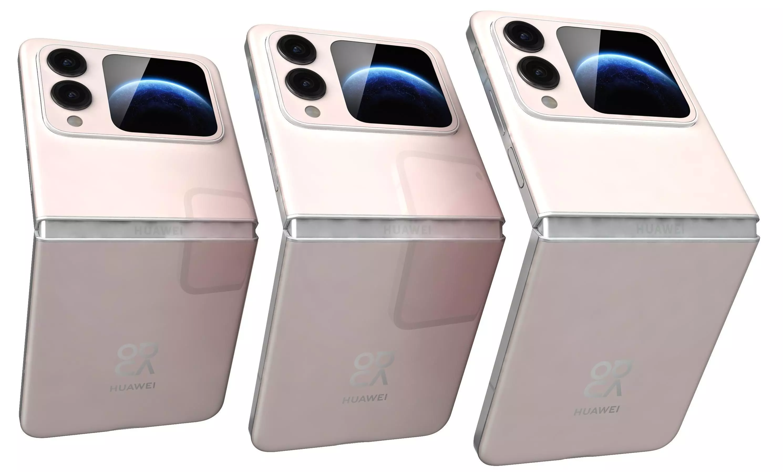 Huawei Nova Flip S Sakura Fan 3D model_26