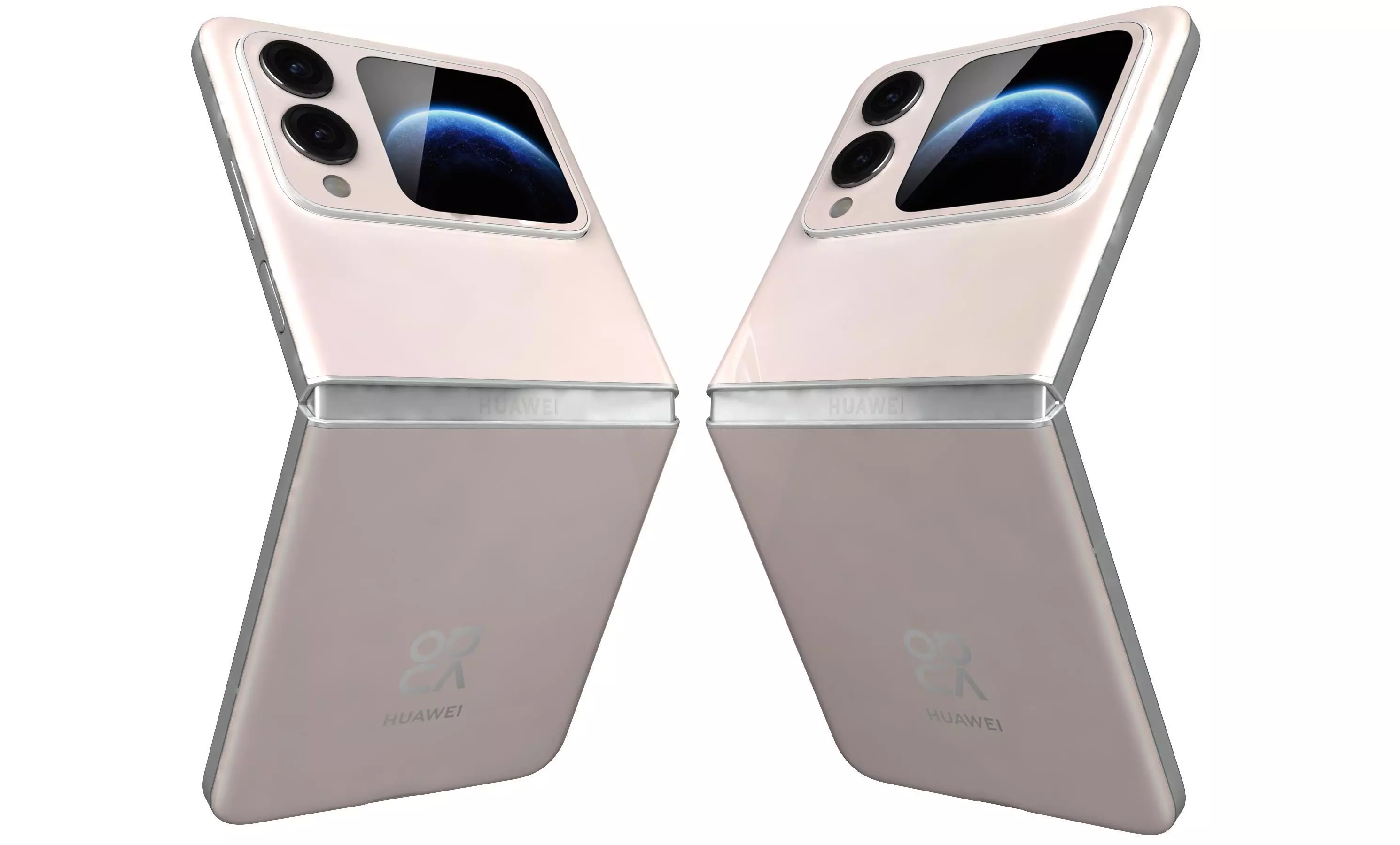 Huawei Nova Flip S Sakura Fan 3D model_28