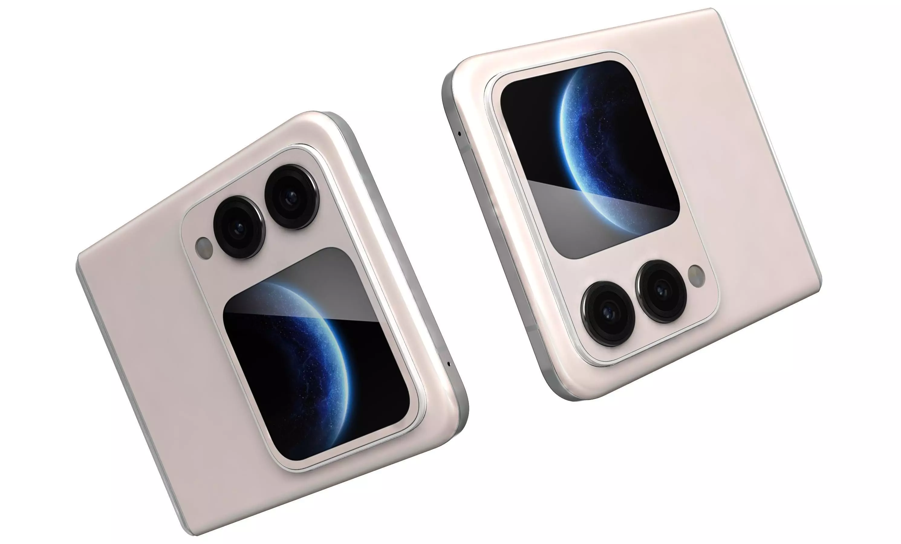 Huawei Nova Flip S Sakura Fan 3D model_9