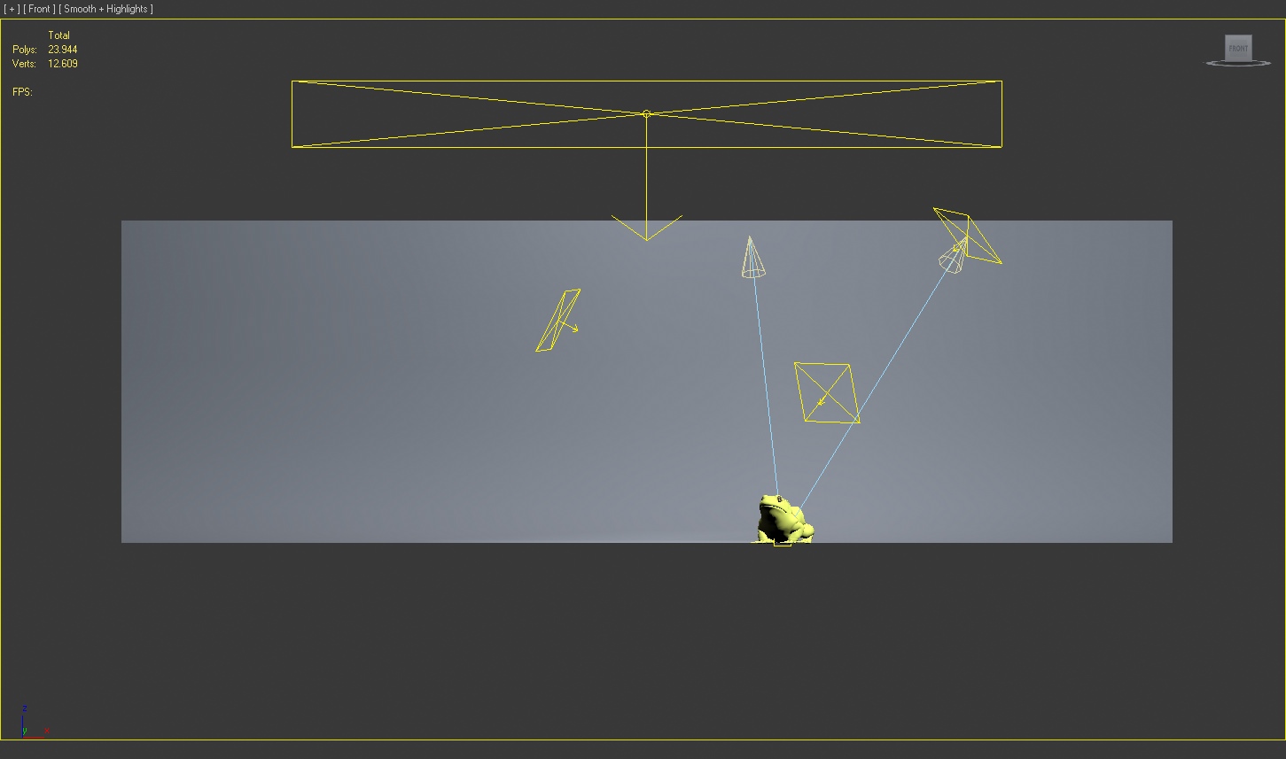 American Bullfrog frog 3D model_5