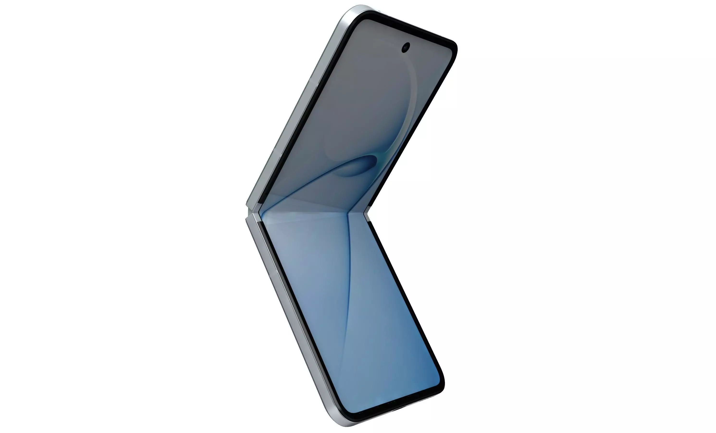 Huawei Nova Flip S Sky blue 3D model_8