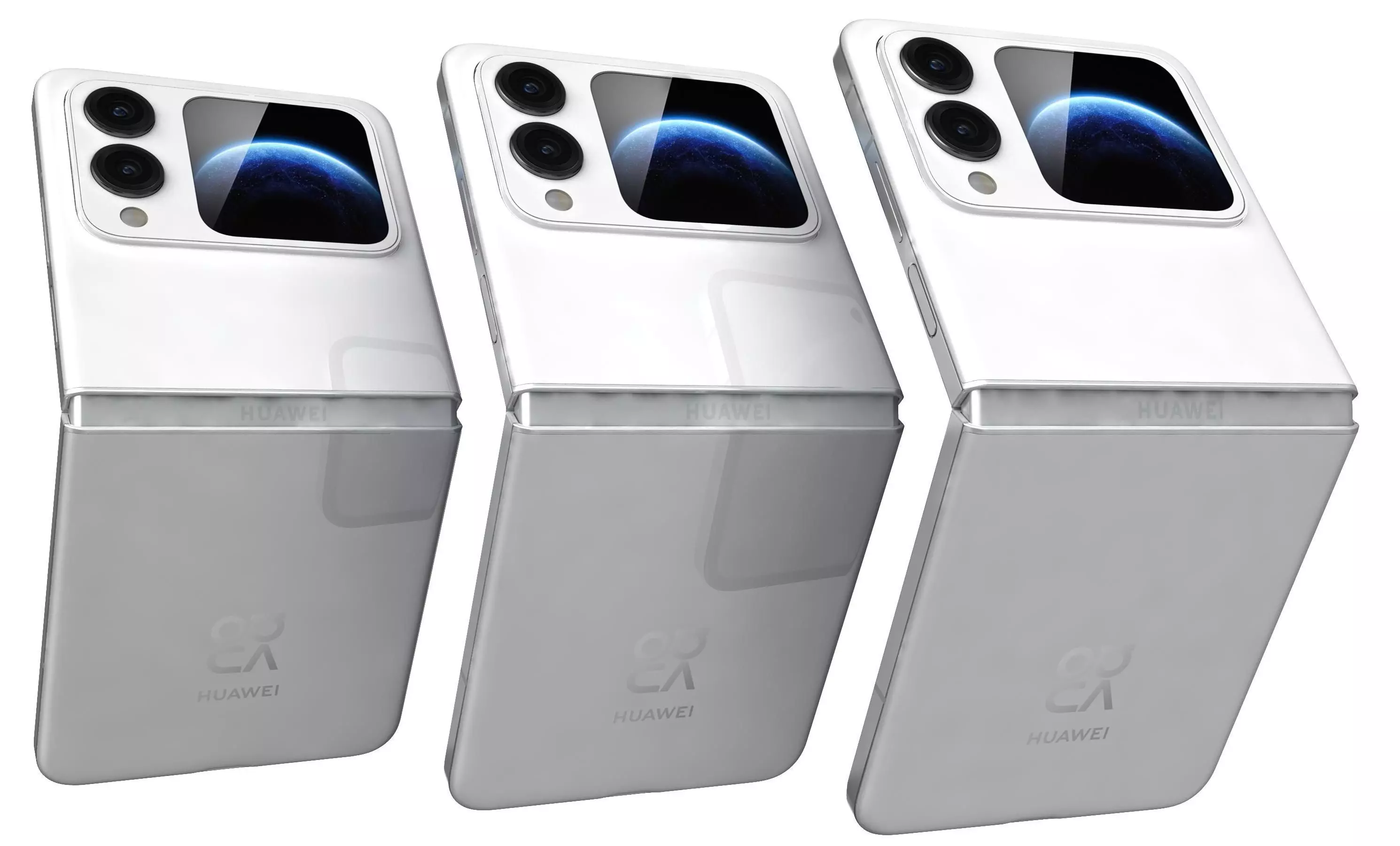 Huawei Nova Flip S Zero White 3D model_26