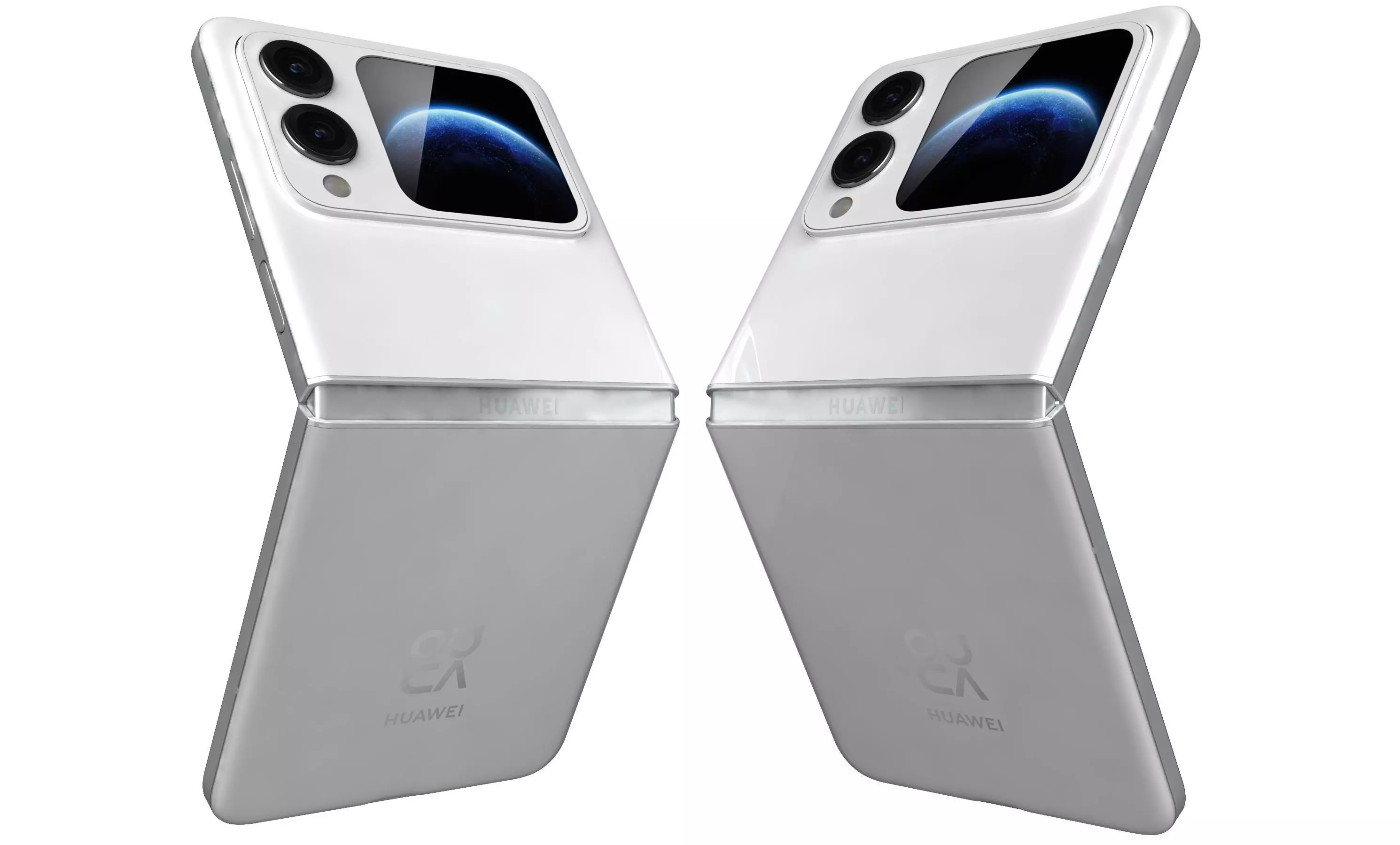 Huawei Nova Flip S Zero White 3D model_28