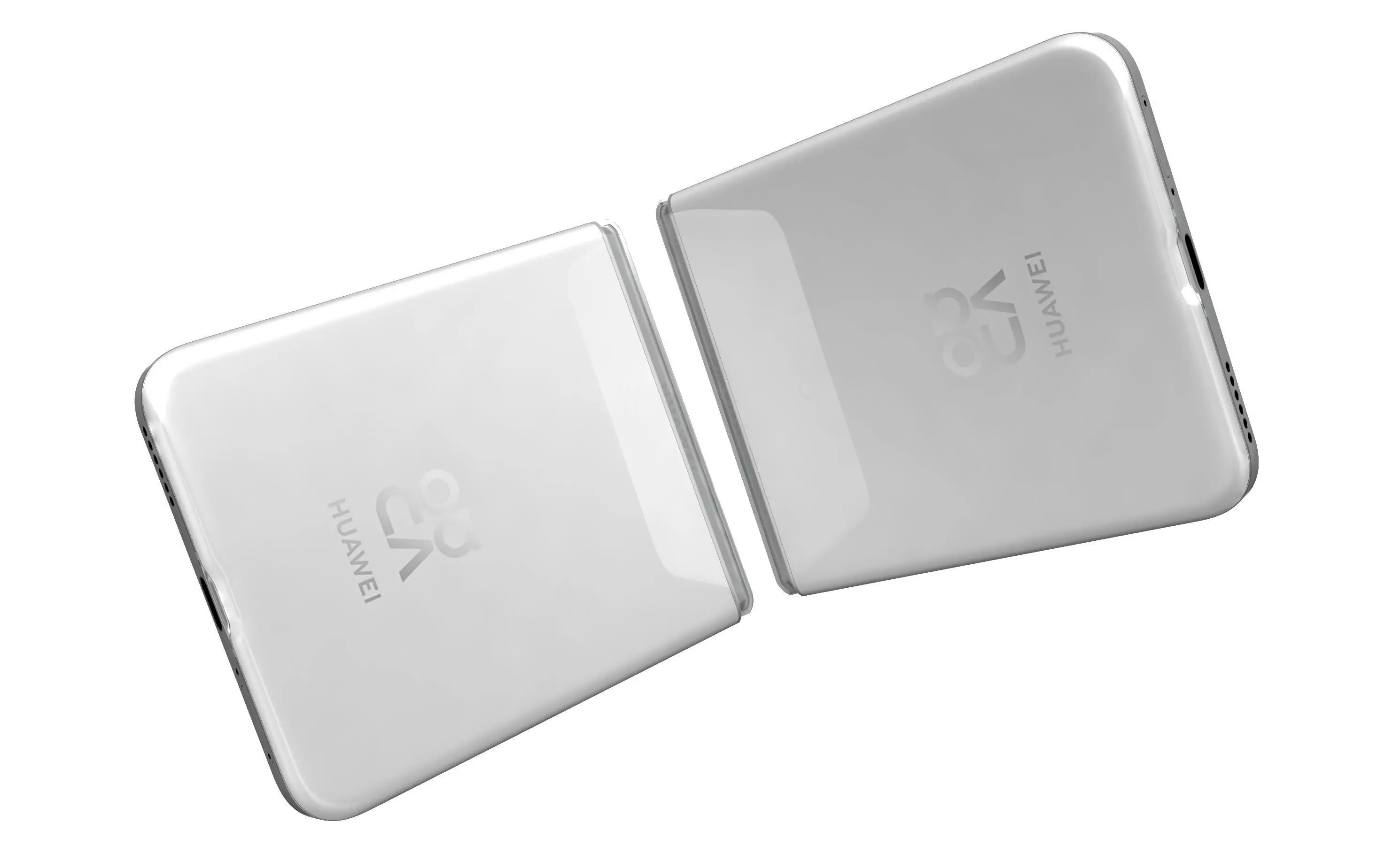 Huawei Nova Flip S Zero White 3D model_10